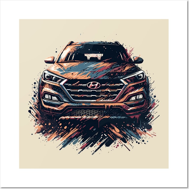 Hyundai Tucson Wall Art by Vehicles-Art